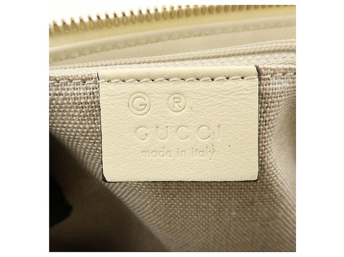 GUCCI Borsa 2Way in pelle Microguccissima Ivory 449656 - vista 23