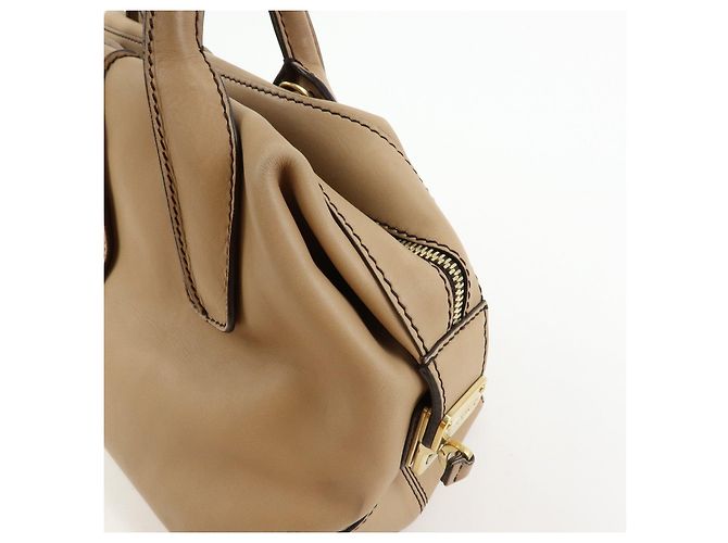 Borsa 2Way in pelle TOD'S D Styling Borsa a mano Borsa a tracolla Beige - vista 14