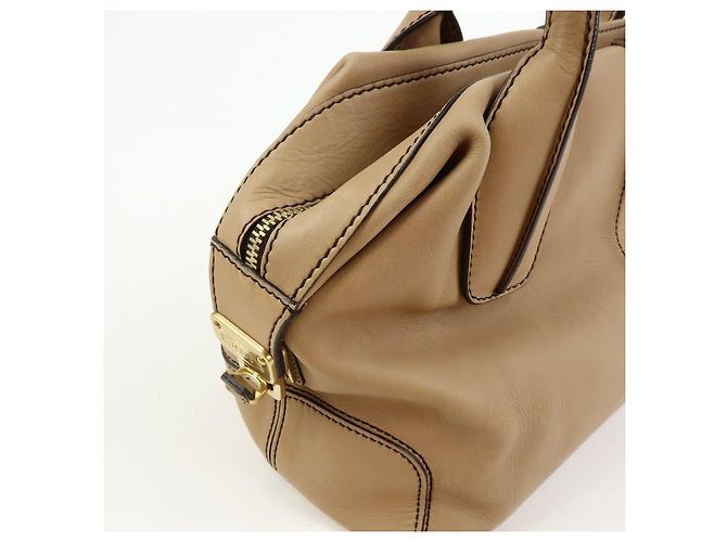 Borsa 2Way in pelle TOD'S D Styling Borsa a mano Borsa a tracolla Beige - vista 15