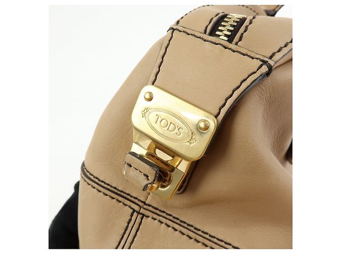 Borsa 2Way in pelle TOD'S D Styling Borsa a mano Borsa a tracolla Beige - vista 16