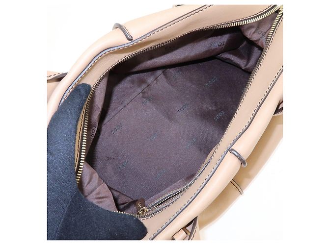Borsa 2Way in pelle TOD'S D Styling Borsa a mano Borsa a tracolla Beige - vista 21
