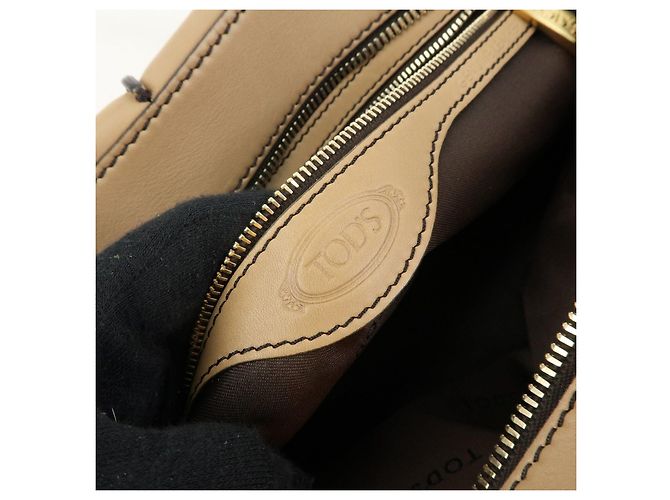 Borsa 2Way in pelle TOD'S D Styling Borsa a mano Borsa a tracolla Beige - vista 23