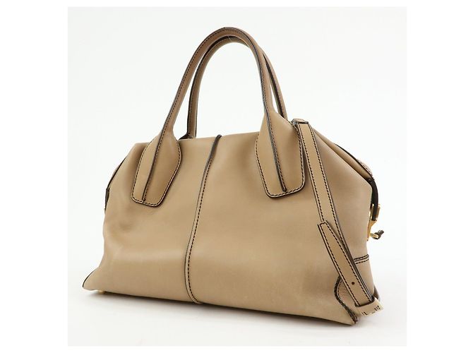 Borsa 2Way in pelle TOD'S D Styling Borsa a mano Borsa a tracolla Beige - vista 3