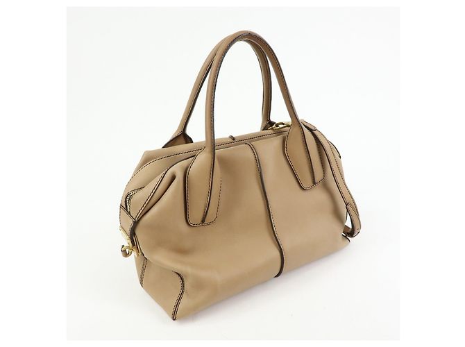 Borsa 2Way in pelle TOD'S D Styling Borsa a mano Borsa a tracolla Beige - vista 4