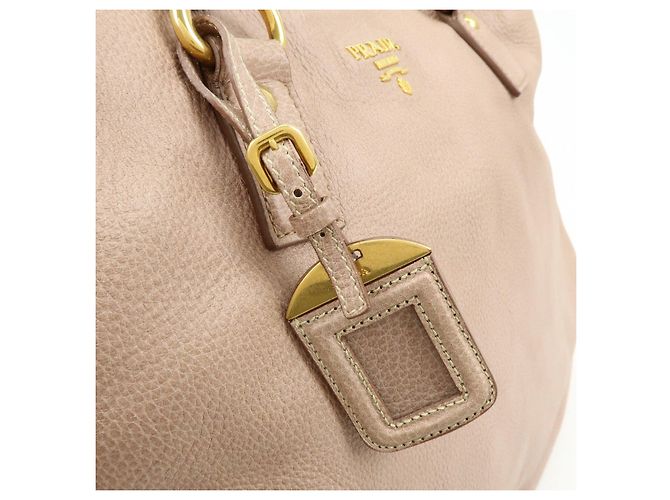 Borsa Tote in pelle con logo PRADA Borsa a spalla Rosa - vista 18