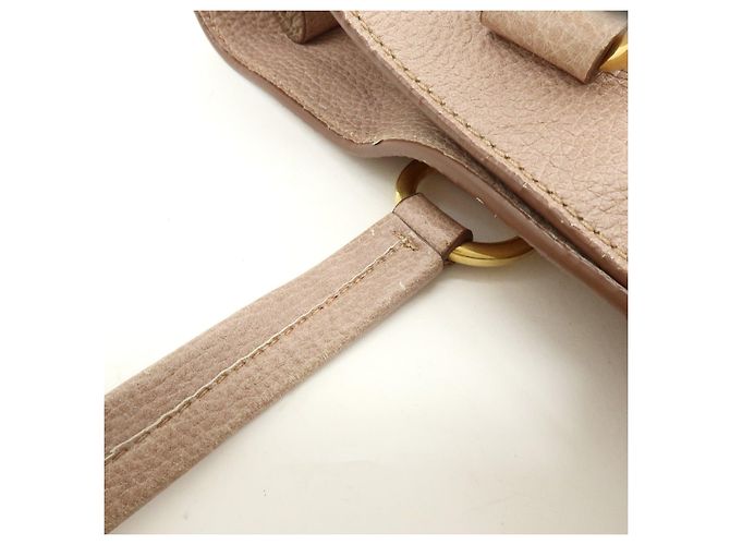 Borsa Tote in pelle con logo PRADA Borsa a spalla Rosa - vista 9