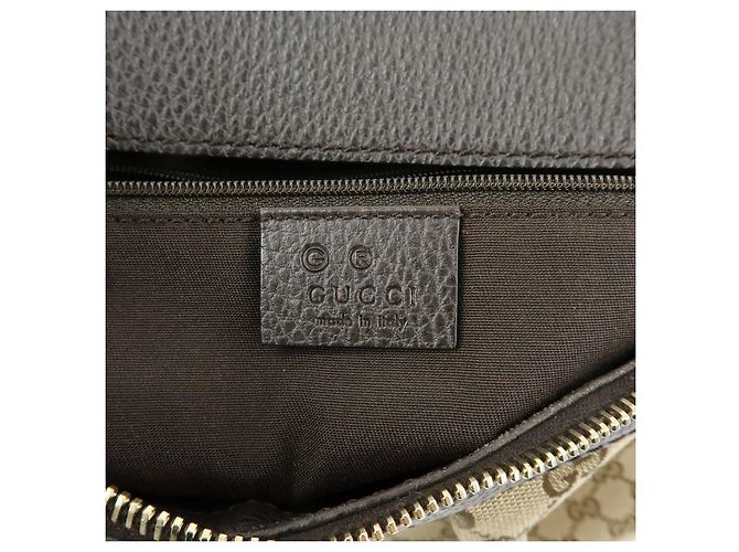 Borsa a tracolla e borsa a mano GUCCI Sukey GG Canvas Leather Beige Brown 364843 - vista 11