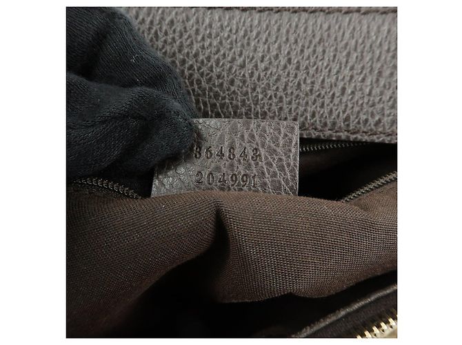 Borsa a tracolla e borsa a mano GUCCI Sukey GG Canvas Leather Beige Brown 364843 - vista 12