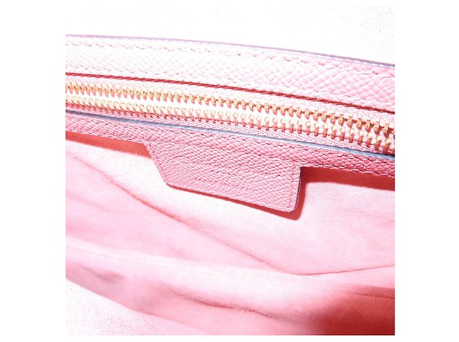 Borsa a tracolla Christian Dior CD Logo Saddle Bag in pelle, Borsa a mano Rosa - vista 11