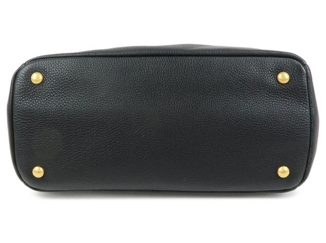 Borsa 2Way in pelle con logo PRADA Borsa a mano Nera - vista 3