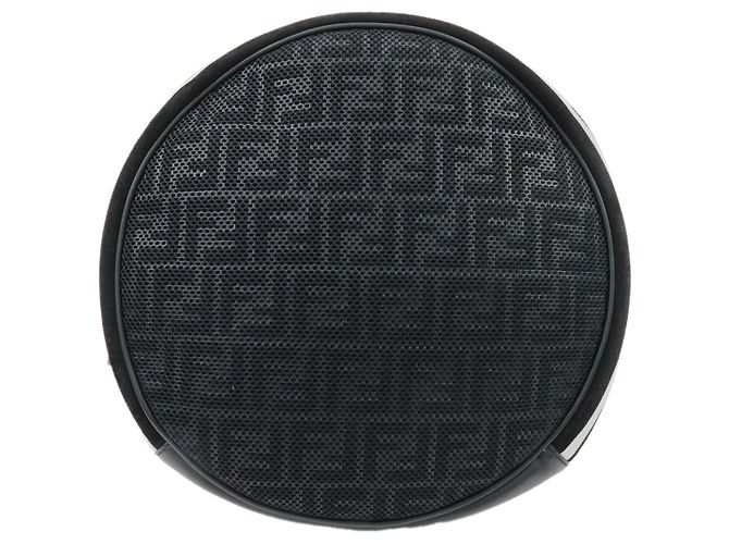 Borsa 2Way FENDI Zucca in pelle e camoscio mesh Borsa a mano e a tracolla Nera 7VA451 - vista 3