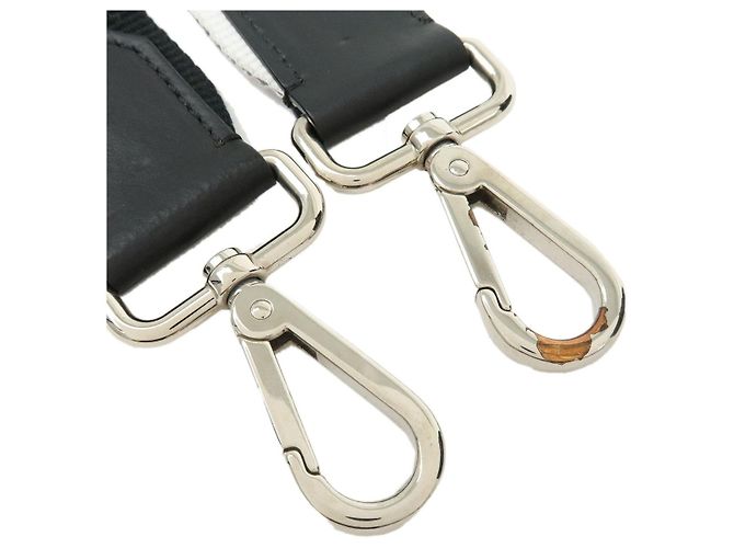Borsa 2Way FENDI Zucca in pelle e camoscio mesh Borsa a mano e a tracolla Nera 7VA451 - vista 7