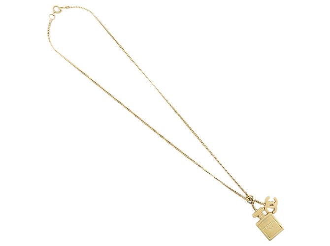 Collana in metallo CHANEL COCO Mark 02A NO.5 Oro - vista 2