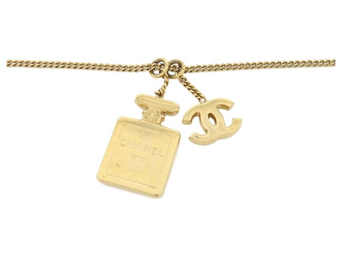Collana in metallo CHANEL COCO Mark 02A NO.5 Oro - vista 4