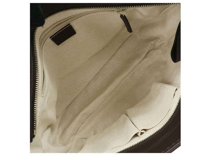 GUCCI Sukey Interlocking G GG Canvas Leather Shoulder Bag Brown 296834 - vista 10