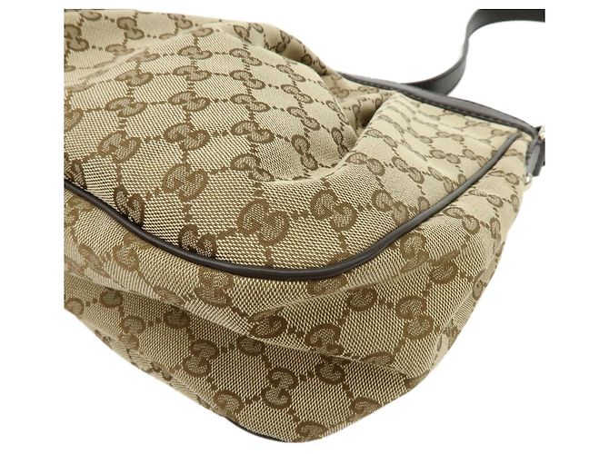 GUCCI Sukey Interlocking G GG Canvas Leather Shoulder Bag Brown 296834 - vista 6