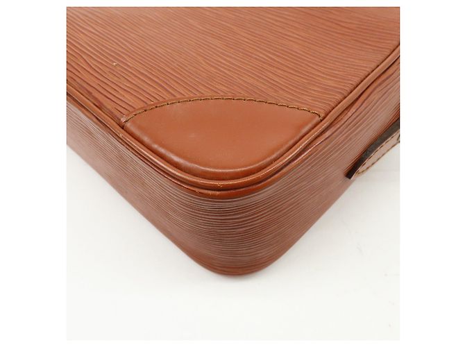 Borsa a Tracolla Louis Vuitton Epi Trocadero 24 Marrone M52313 - vista 13