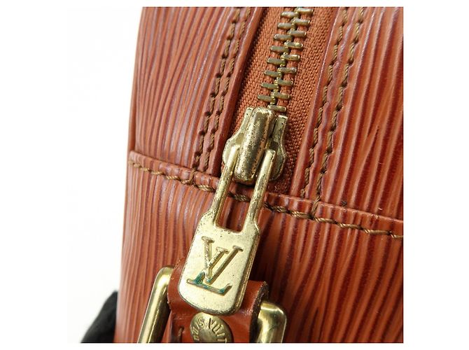 Borsa a Tracolla Louis Vuitton Epi Trocadero 24 Marrone M52313 - vista 17