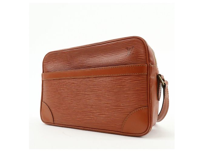 Borsa a Tracolla Louis Vuitton Epi Trocadero 24 Marrone M52313 - vista 3