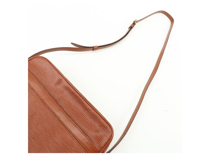 Borsa a Tracolla Louis Vuitton Epi Trocadero 24 Marrone M52313 - vista 6