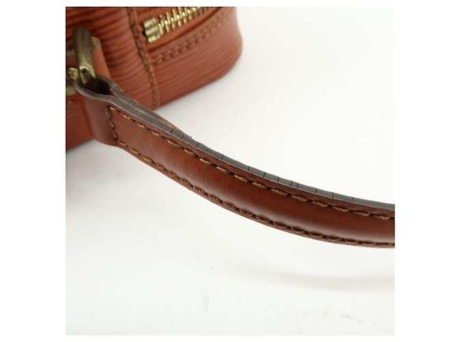 Borsa a Tracolla Louis Vuitton Epi Trocadero 24 Marrone M52313 - vista 7