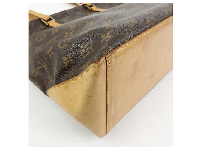 Louis Vuitton Monogram Cabas Mezzo Tote Bag Shoulder Bag Brown M51151 - vista 11