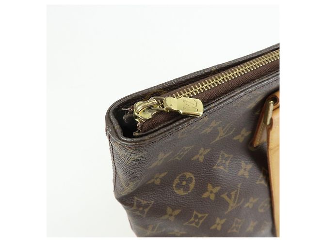 Louis Vuitton Monogram Cabas Mezzo Tote Bag Shoulder Bag Brown M51151 - vista 16