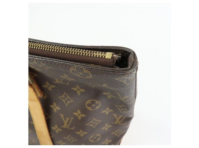 Louis Vuitton Monogram Cabas Mezzo Tote Bag Shoulder Bag Brown M51151 - vista 17