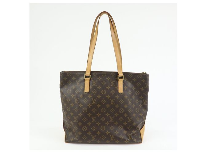 Louis Vuitton Monogram Cabas Mezzo Tote Bag Shoulder Bag Brown M51151 - vista 2