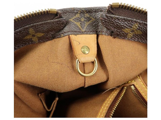 Louis Vuitton Monogram Cabas Mezzo Tote Bag Shoulder Bag Brown M51151 - vista 22