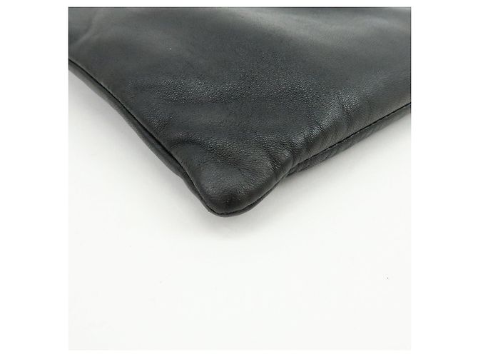 Borsa a spalla piatta e borsa a tracolla LOEWE Anagram in pelle nappa Nero - vista 11