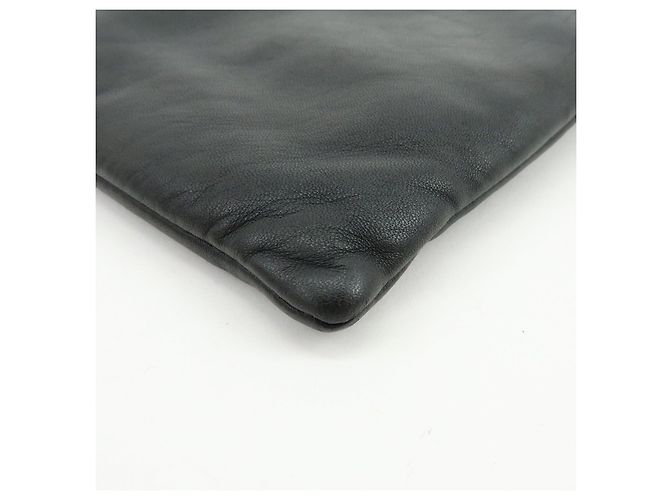 Borsa a spalla piatta e borsa a tracolla LOEWE Anagram in pelle nappa Nero - vista 12