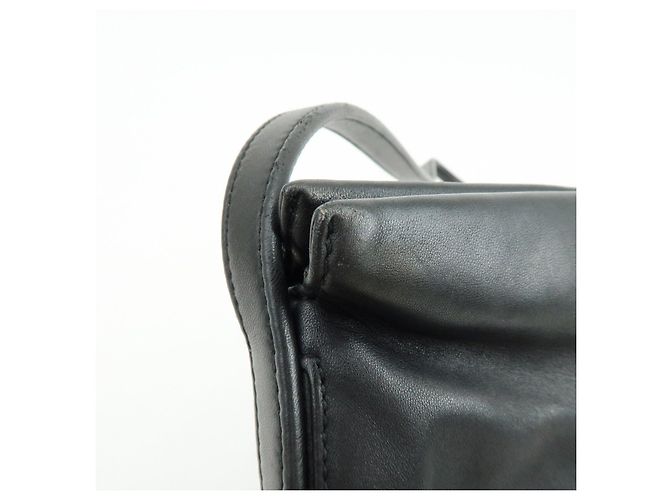 Borsa a spalla piatta e borsa a tracolla LOEWE Anagram in pelle nappa Nero - vista 13