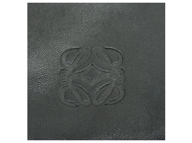 Borsa a spalla piatta e borsa a tracolla LOEWE Anagram in pelle nappa Nero - vista 17