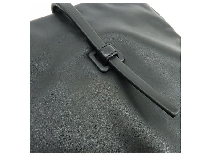 Borsa a spalla piatta e borsa a tracolla LOEWE Anagram in pelle nappa Nero - vista 19