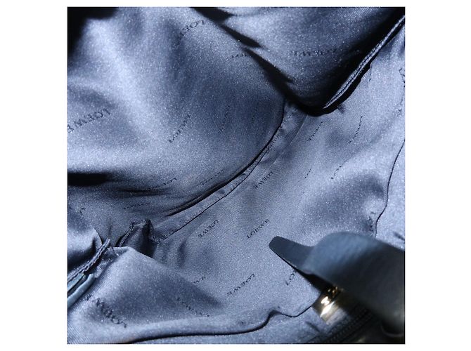 Borsa a spalla piatta e borsa a tracolla LOEWE Anagram in pelle nappa Nero - vista 20