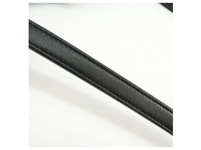 Borsa a spalla piatta e borsa a tracolla LOEWE Anagram in pelle nappa Nero - vista 8