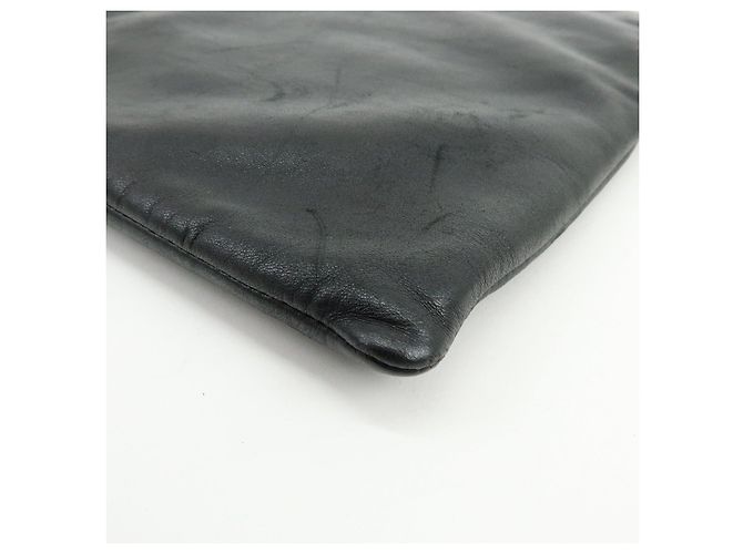 Borsa a spalla piatta e borsa a tracolla in pelle nappa con logo LOEWE Nero - vista 11