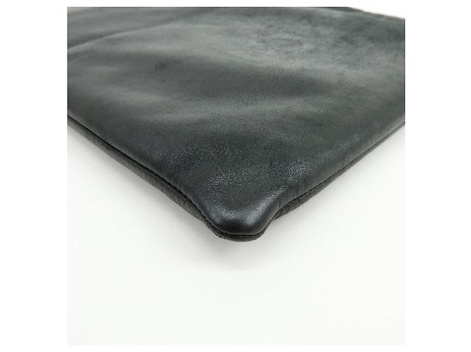 Borsa a spalla piatta e borsa a tracolla in pelle nappa con logo LOEWE Nero - vista 12