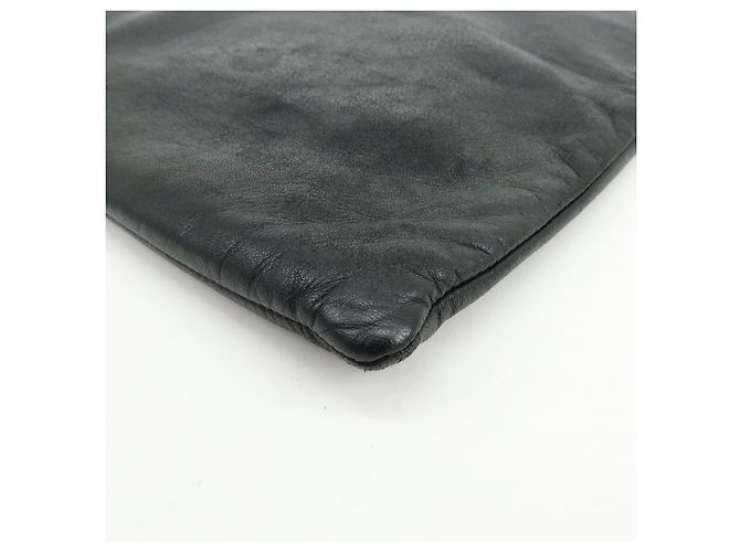 Borsa a spalla piatta e borsa a tracolla in pelle nappa con logo LOEWE Nero - vista 13