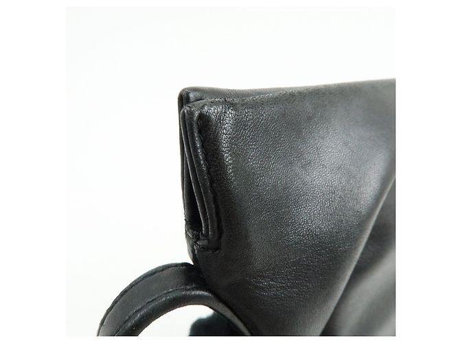Borsa a spalla piatta e borsa a tracolla in pelle nappa con logo LOEWE Nero - vista 14