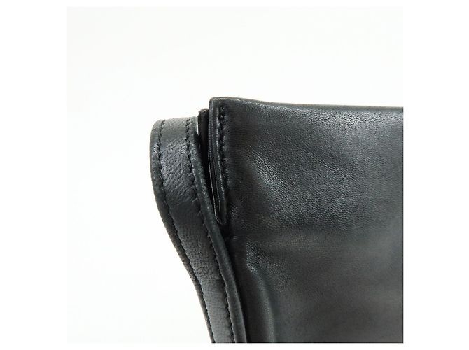 Borsa a spalla piatta e borsa a tracolla in pelle nappa con logo LOEWE Nero - vista 16