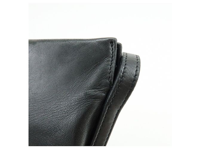 Borsa a spalla piatta e borsa a tracolla in pelle nappa con logo LOEWE Nero - vista 17