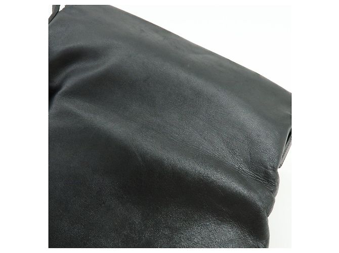 Borsa a spalla piatta e borsa a tracolla in pelle nappa con logo LOEWE Nero - vista 18