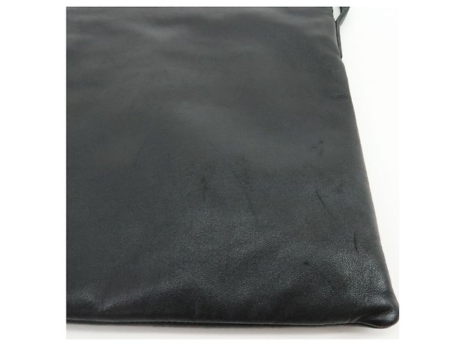 Borsa a spalla piatta e borsa a tracolla in pelle nappa con logo LOEWE Nero - vista 19