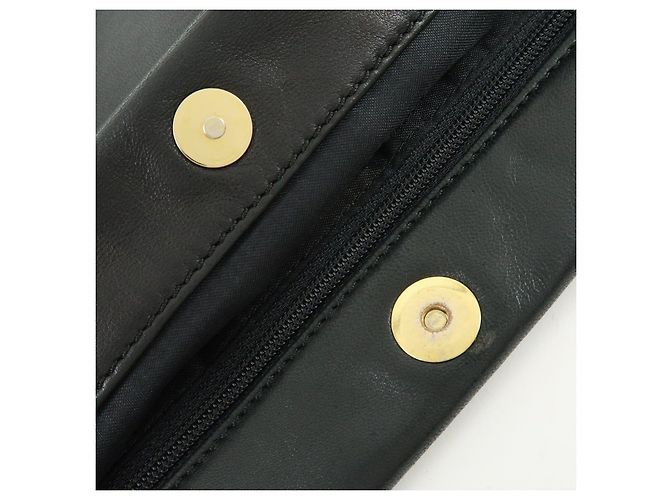 Borsa a spalla piatta e borsa a tracolla in pelle nappa con logo LOEWE Nero - vista 23