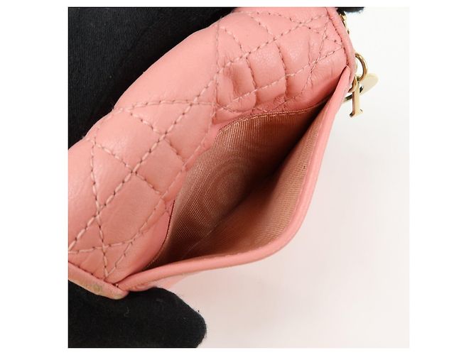 Cartera compacta tríptico de piel Lotus Cannage Lady Dior de Christian Dior - vista 15