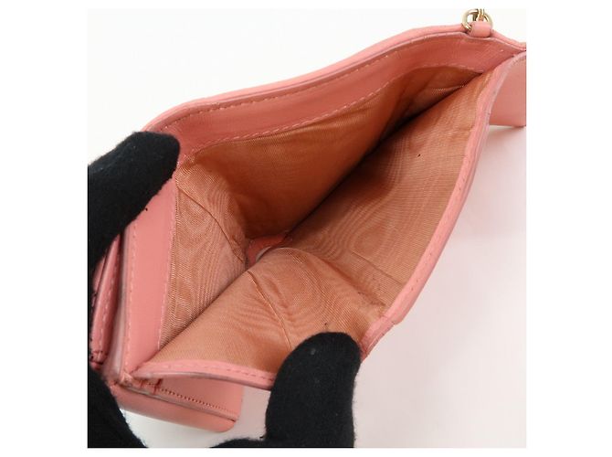 Cartera compacta tríptico de piel Lotus Cannage Lady Dior de Christian Dior - vista 19
