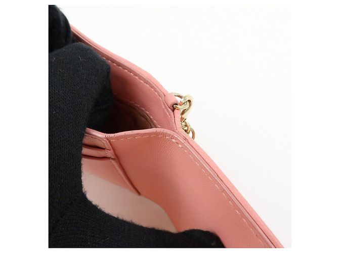 Cartera compacta tríptico de piel Lotus Cannage Lady Dior de Christian Dior - vista 21