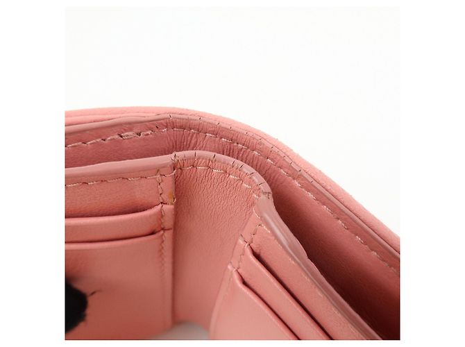 Cartera compacta tríptico de piel Lotus Cannage Lady Dior de Christian Dior - vista 22